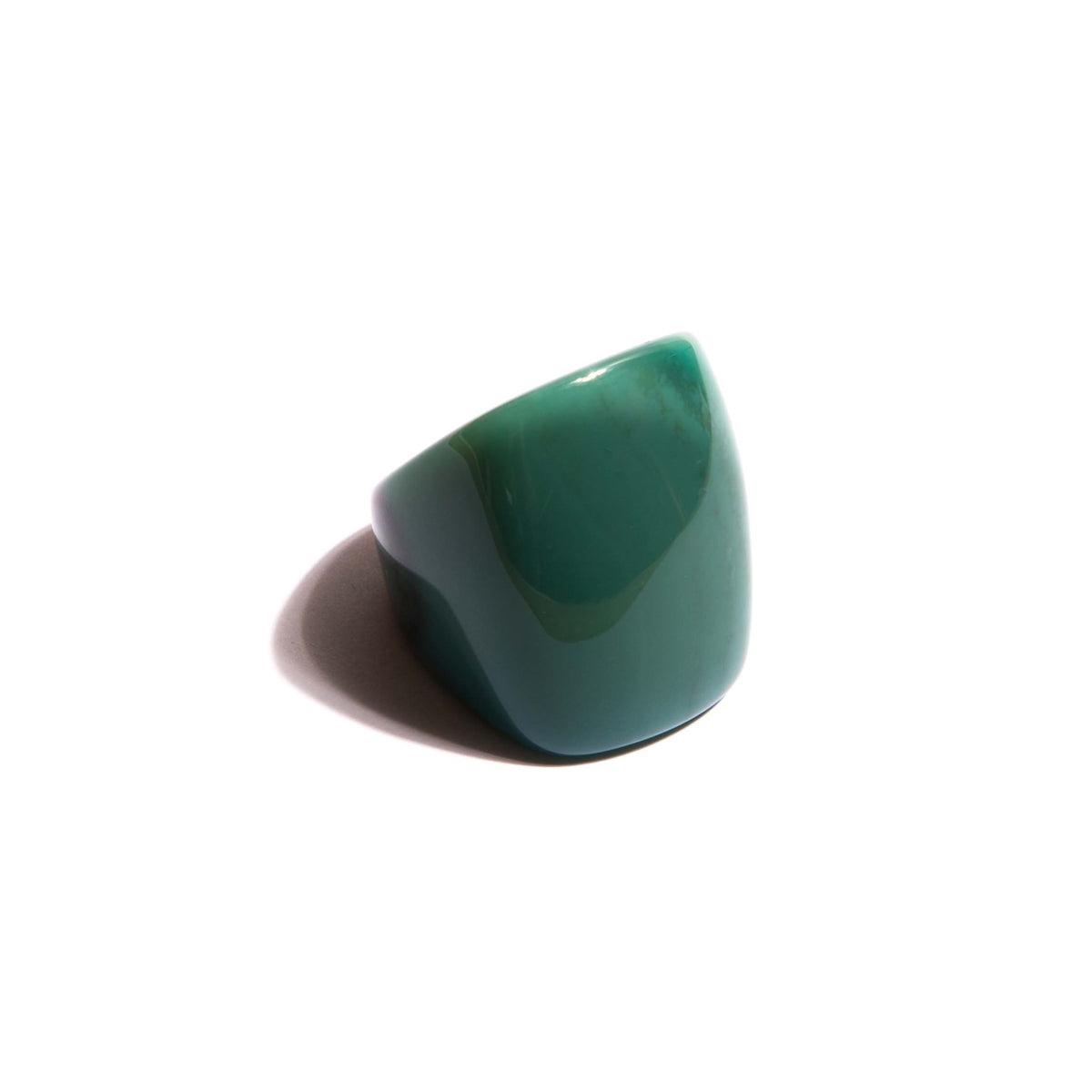 Agate Natural Stone Square Ring