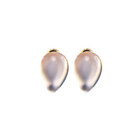 Gold-Plated Agate Stone Droplet Earrings